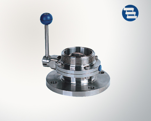 Flanged/tbreaded butterfly valve