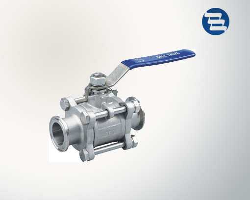 Clamp the three chip ball valve