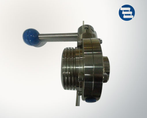 Weld/nut butterfly valve