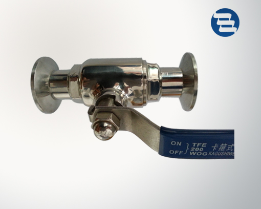Direct way ball valve