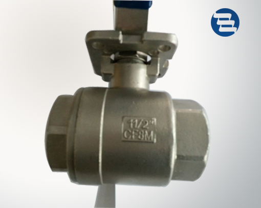 Two ball valve with platform